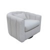Viera Swivel Glider Accent Chair (Ivory)