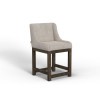 700 Series 24 Inch Upholstered Barstool (Snow)