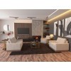 Georgia Living Room Set (Snow)