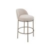 Snow Beige 24-inch Barstool