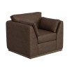 Vallarta Armchair (Brown PU)