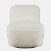 Josie Swivel Accent Chair (Snow)