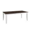 Kona Rectangular Dining Table (Gray/ White)