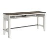 Kona Sofa Bar Table (Gray/ White)