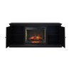 Kensington Black 72-inch Fireplace Console