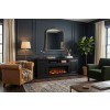Kensington Black 86-inch Fireplace Console