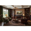 Kensington Rosewood 86-inch Fireplace Console