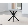 Kayley Faux-Marble Round End Table