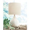 Rainermen Ceramic Table Lamp (Off White)