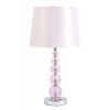 Letty Crystal Table Lamp (Pink)