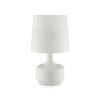 Farah Table Lamp (Glossy White)