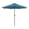Soli Blue Outdoor Tilt Umbrella