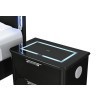 Lando Black Platform Bedroom Set w/ LED