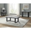 Lucca Occasional Table Set (Gray Marble)
