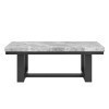 Lucca Cocktail Table (Gray Marble)
