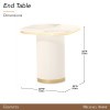 Gineverra Round Occasional Table Set