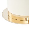 Lisbon Silken Matte Cream Round Dining Table