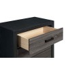 Lisbon Panel Bedroom Set (Grey and Black)