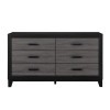 Lisbon Dresser (Grey and Black)