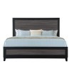 Lisbon Panel Bedroom Set (Grey and Black)