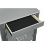 Logan Silver Low Post Bedroom Set