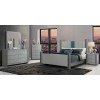Logan Silver Low Post Bedroom Set