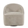 Lulu Swivel Accent Chair (Taupe)