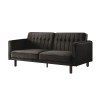 Qinven Adjustable Sofa (Dark Brown)