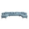 Atronia Sectional (Deep Green)