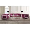 Heibero Living Room Set (Burgundy)