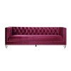 Heibero Sofa (Burgundy)