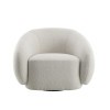 Isabel Beige Swivel Chair