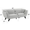 Nayeli Light Gray Living Room Set