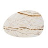 Haidar Coffee Table w/ Natural Marble