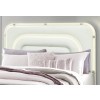 Lyra Beige Platform Bedroom Set w/ LED