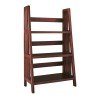 Harrison 47 Inch Ladder Bookshelf (Dark Red)