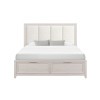 Mariah Beige Storage Bed