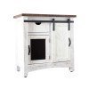 Thomas Accent Chest (White/ Brown)