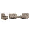 Axel Power Reclining Living Room Set (Parchment)