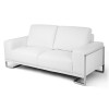 Mia Bella Gianna White Loveseat
