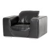 Mia Bella Sophia Leather Chair (Onyx)