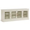 Byron 84 Inch Console w/ 4 Doors (White)