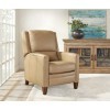 Connor Luxe Latte Power Cordless High Leg Recliner w/ Power Headrest (Set of 2)