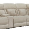 Dalton Lucky Fawn Modular Power Reclining Sectional w/ Power Headrests
