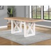Magnolia Counter Height Dining Table (White and Natural)