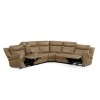 Momentum Cashew 6-Piece Power Reclining Sectional w/ Heat and Massage
