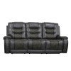 Outlaw Power Reclining Sofa w/ Drop Down Table and Wireless Charger (Stallion)