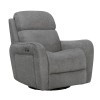 Quest Upgrade Charcoal Swivel Glider Cordless Recliner