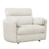 Radius XL Mega Ivory Extra Wide Power Glider Recliner