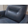 Remmington Vintage Navy Power Swivel Glider Recliner w/ Power Headrest (Set of 2)